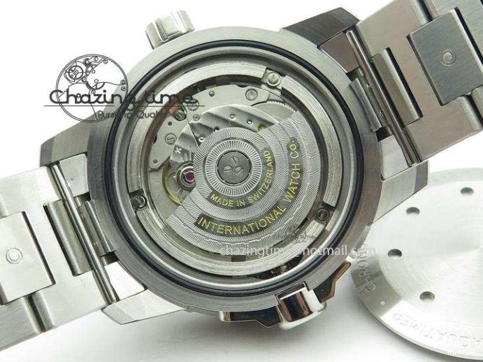 MIROTIME 0101 UrbanStyle Aquatimer Automatic IW329002 V6F 1:1 Best Edition Black Dial On SS Bracelet MIYOTA 7317